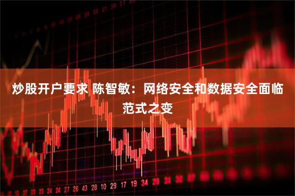 炒股开户要求 陈智敏：网络安全和数据安全面临范式之变